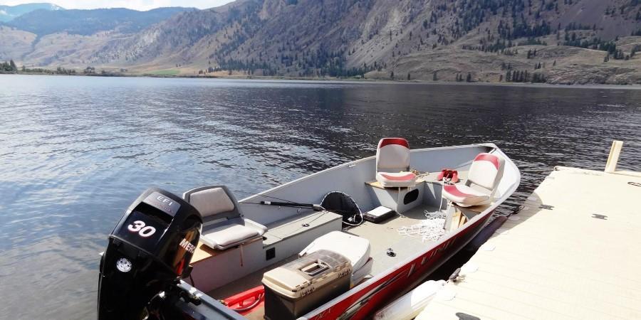 Outfitted to head out, the fish are biting at the Lodge at Palmer Lake