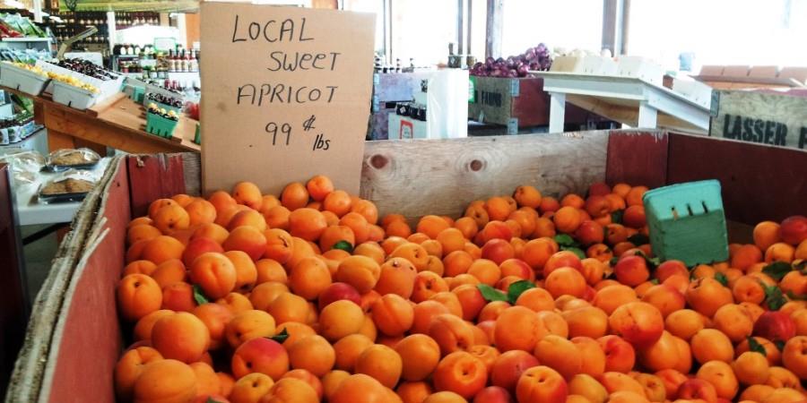 Fresh fruit stands and local produce in season near the Lodge at Palmer Lake