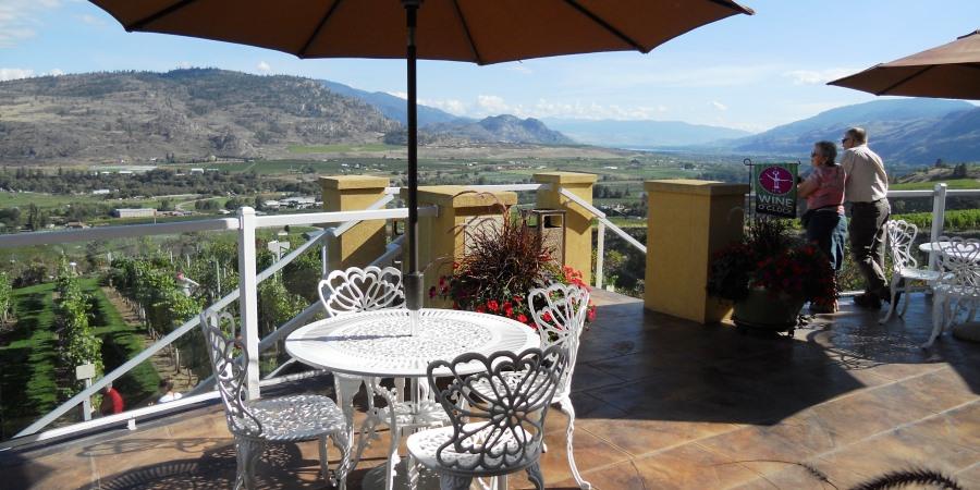 Visit Okanagan wineries from Osoyoos to Penticon near the Lodge at Palmer Lake